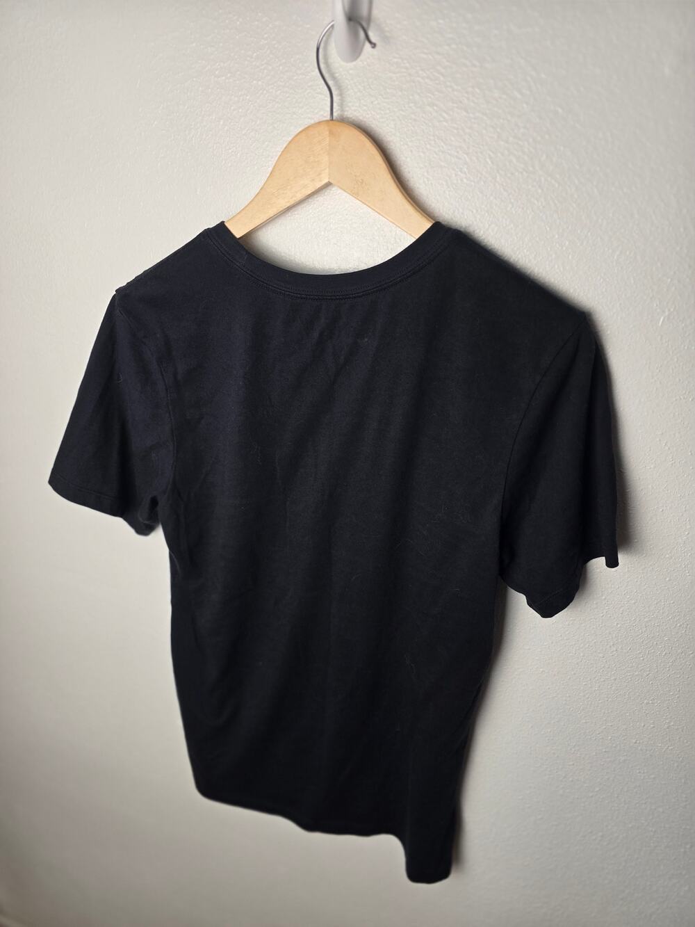 Nike The Nike Tee Dri Fit Shirt Mens S Black White Swoosh Athletic T Shirt